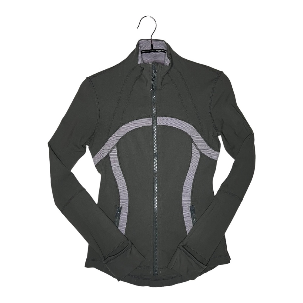 RARE Lululemon Define Jacket Sz 6 In Wren Iris Wee Stripe